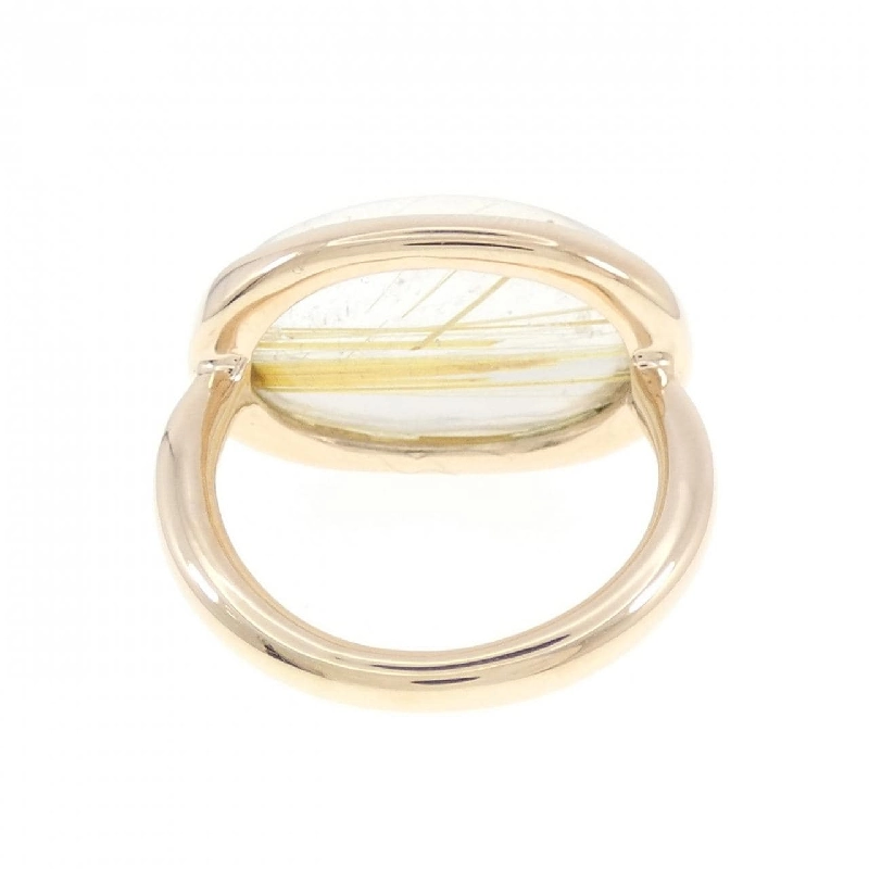 Nhẫn thạch anh rutile K10YG 669683