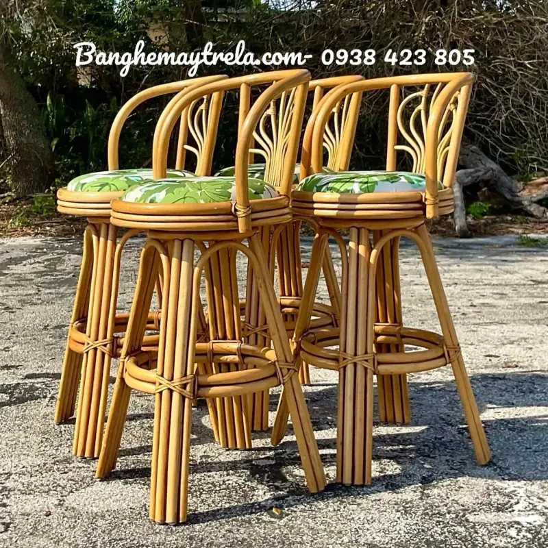Ghế quầy bar mây tre 573594