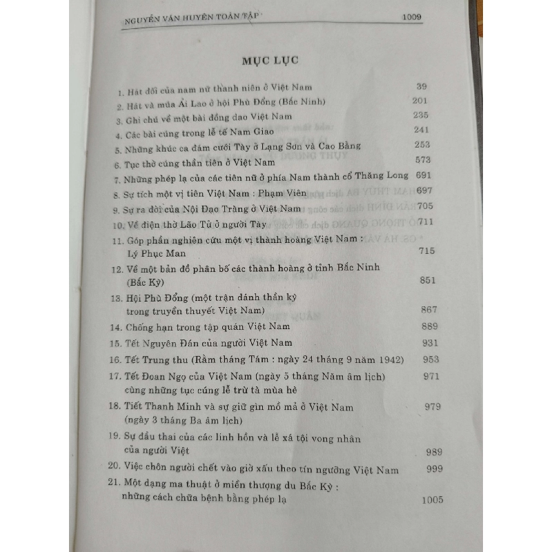 Nguyễn Văn Huyên toàn tập 2 L6- 2001 - 1011 trang LỊCH SỬ - CHÍNH TRỊ - TRIẾT HỌC ANTQ2012-172 921351