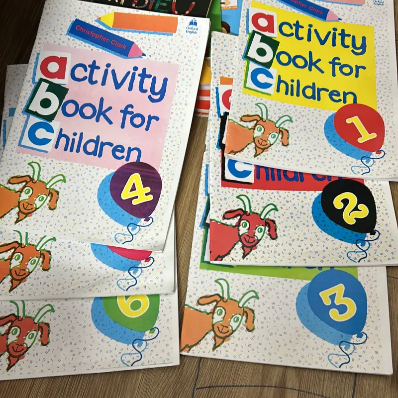 Bộ 6 quyển sách tiếng Anh activity book for childreb 1031493