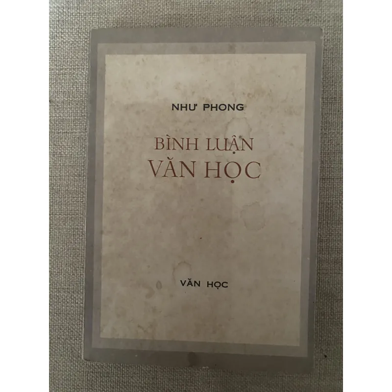 Bnb luận Văn học - Như Phong 1003879