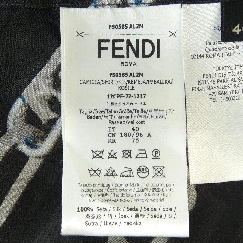 Áo sơ mi FENDI FS0585 AL2M - Hàng hiệu Chính hãng 904994