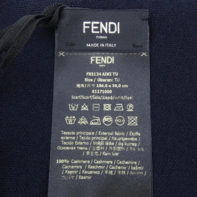 Khăn quàng FENDI FXS124 AIKI - Hàng hiệu Chính hãng 884201