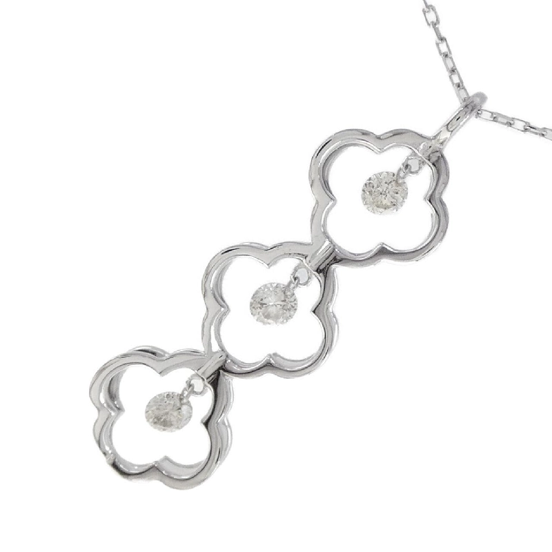 K18WG Dây chuyền kim cương 0.30CT - Hàng hiệu Chính hãng 860178