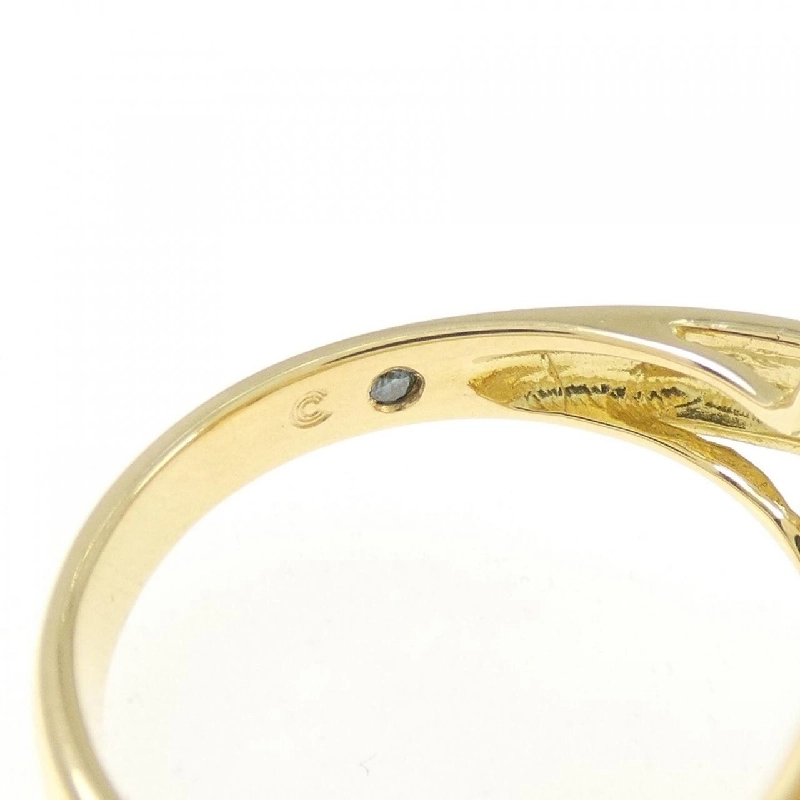 Nhẫn ngọc trai trắng K18YG 11mm - Hàng hiệu Authentic 852526