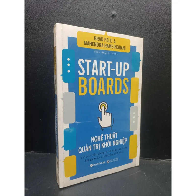 [Sách Cũ SCGR] Nghệ thuật quản trị khởi nghiệp mới 90% còn seal HCM2105 Brad Feld và Mahendra Ramsinghani SÁCH KỸ NĂNG 679802