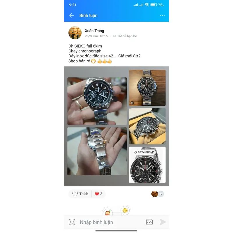 Đồng hồ nam   559497