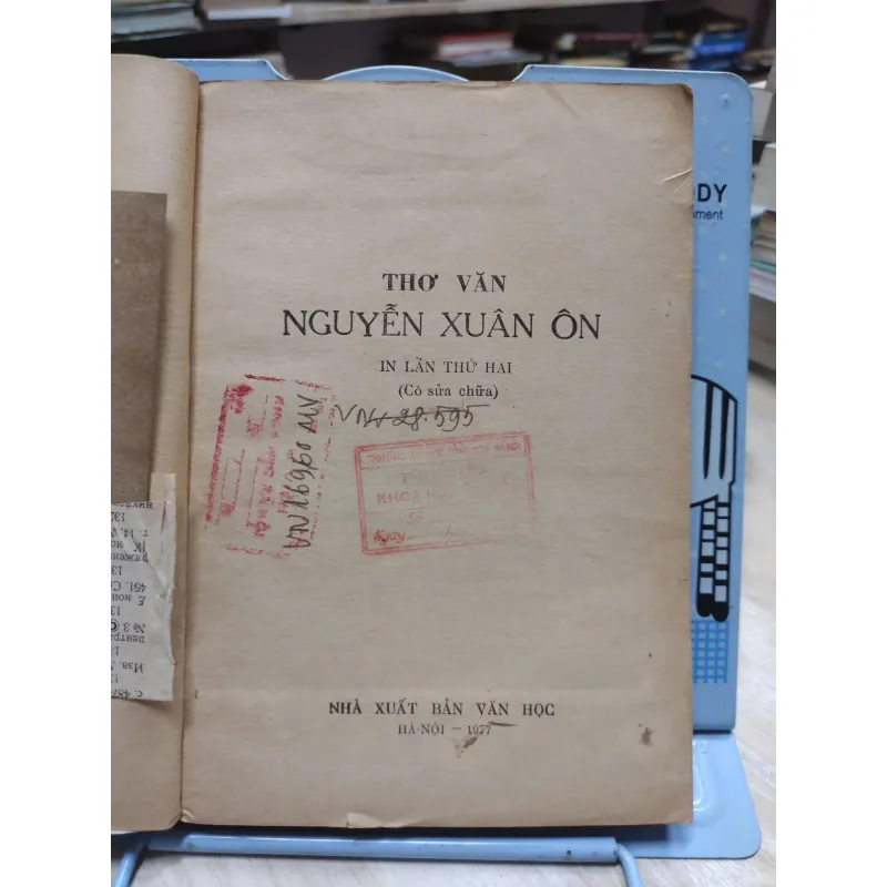 sách: Thơ văn Nguyễn Xuân Ôn (A1) 568292