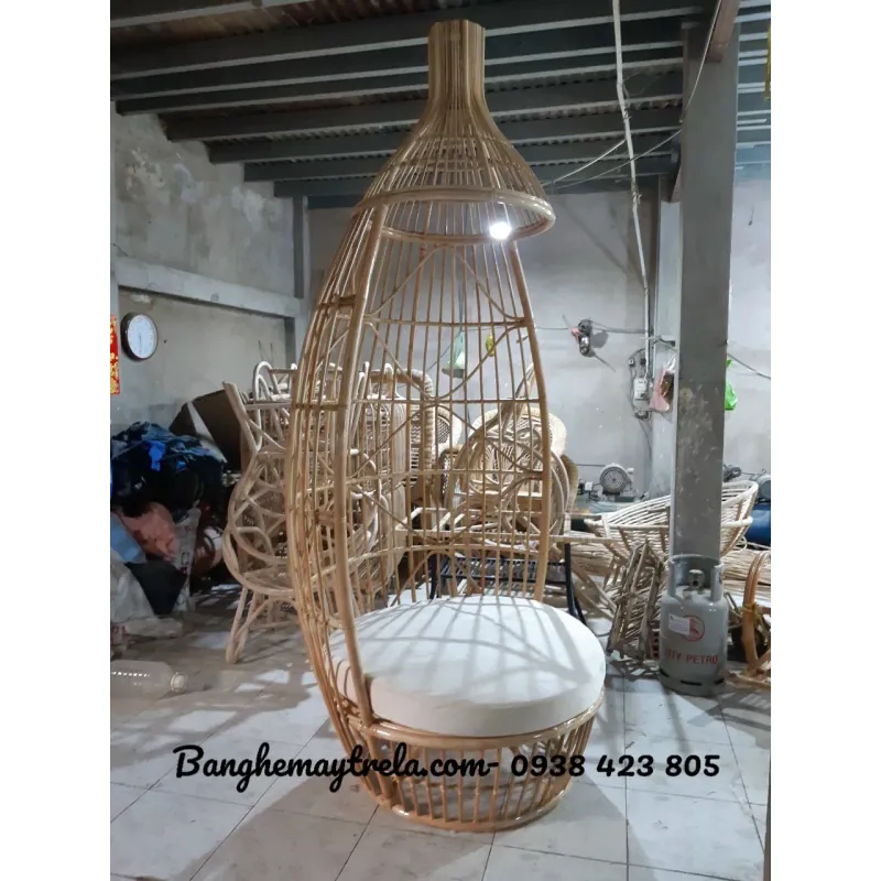 Ghế mây tổ chim decor trang trí 696871
