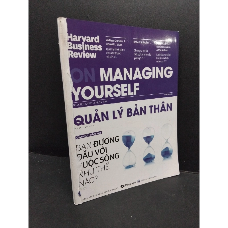 Quản lý bản thân - Harvard Business Review mới 80% rách gáy 2019 HCM2809 Clayton M. Christensen KỸ NĂNG 339861