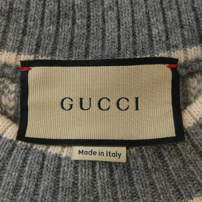 Gucci GG Boucle Wool Jacquard Top 770059 XKCNA Knit 630522