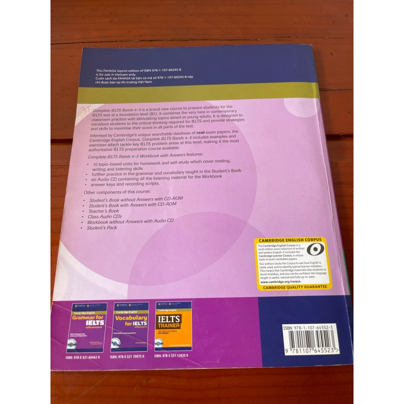HỌC TIẾNG ANH Complete ielts bands 4-5 B1 539335