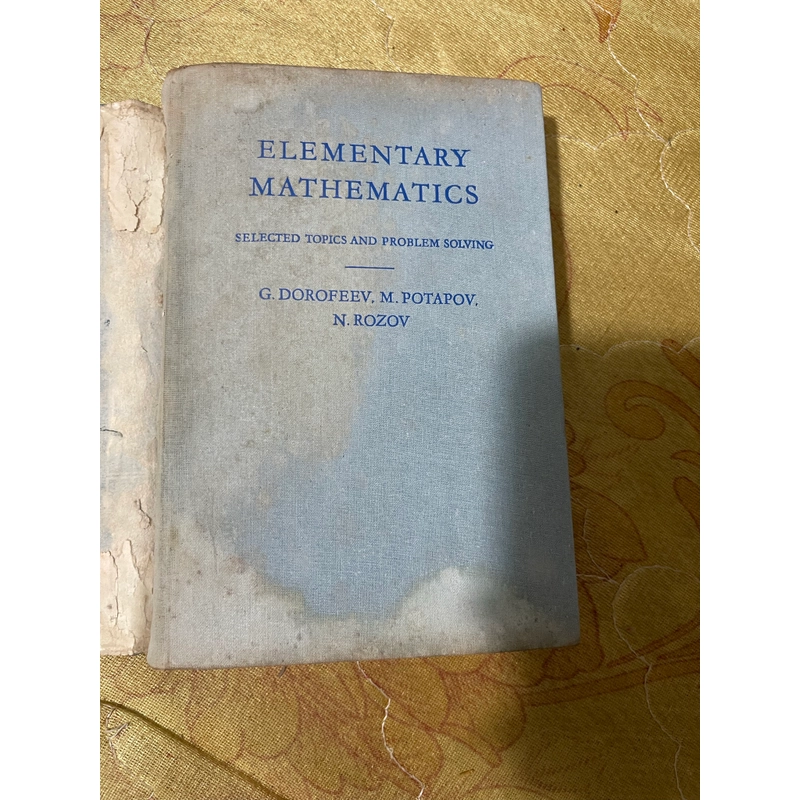 ELEMENTARY MATHEMATICAL SELECTED TOPICS AND PROBLEMS SOLVING  543809