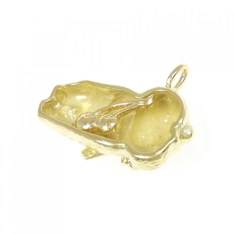 K18YG Gấu Kim Cương Mặt Dây 0.02CT - Hàng hiệu Chính hãng 865317