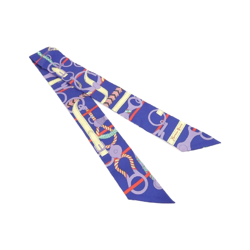 Khăn quàng cổ Hermès PANOPLIE EQUESTRE Twilly 063231S 624686