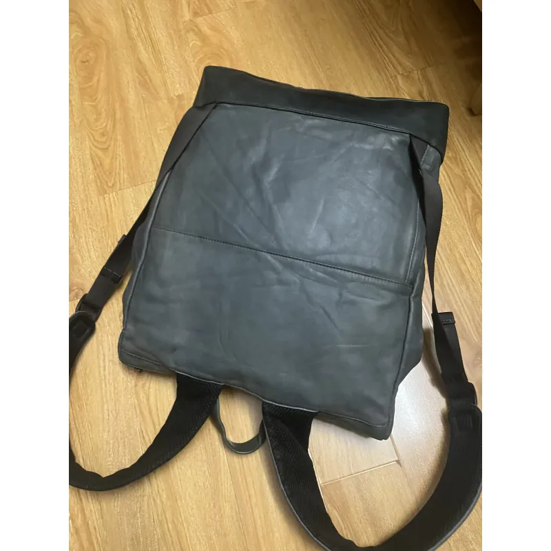 Balo nam 33x44x10 da thật 2hand 1013066