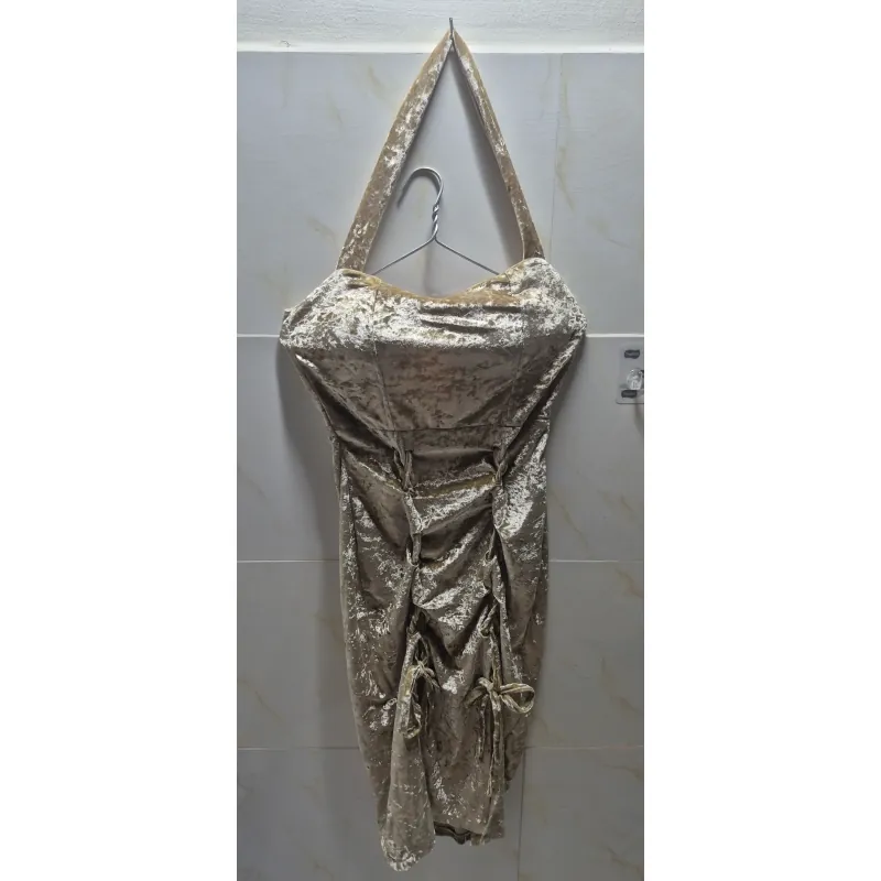 Đầm nhung thanh lý 790386