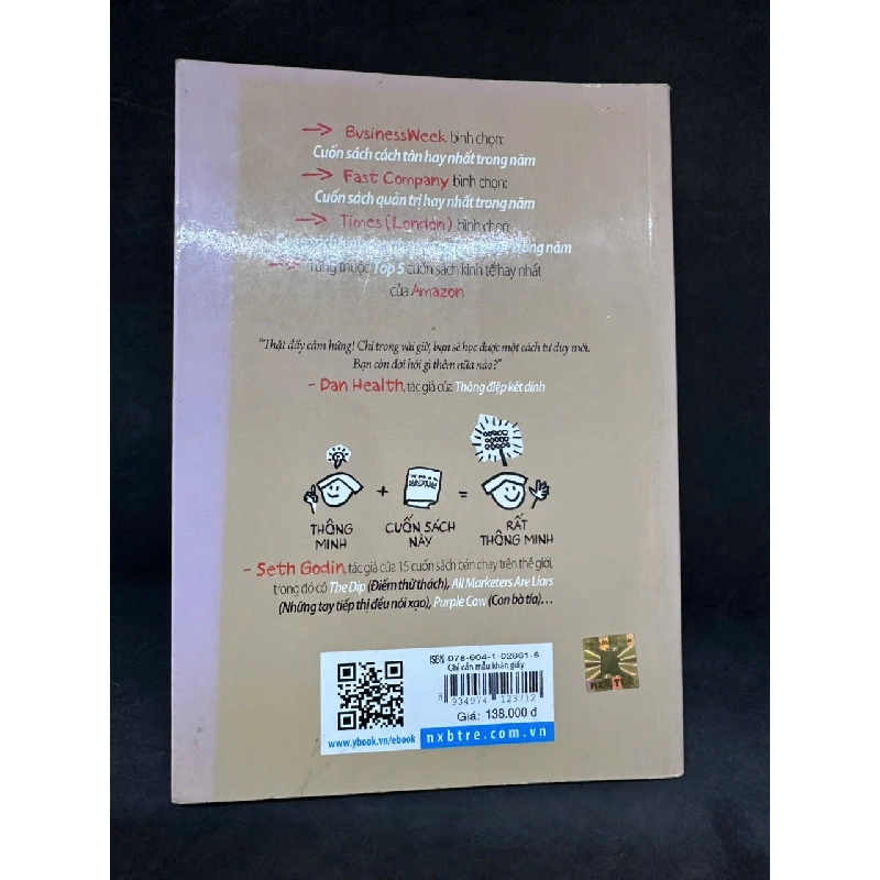 [Phiên Chợ Sách Cũ] Chỉ Cần Mẩu Khăn Giấy - Dan Roam H0606, 2015 SBM 525959