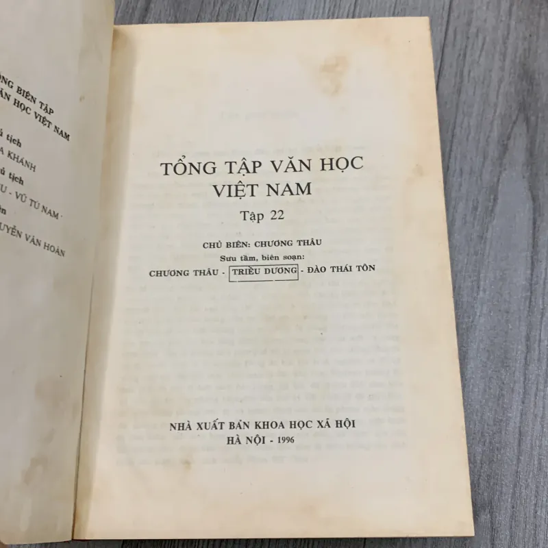 Tổng tập văn học việt nam. Tập 22 757715
