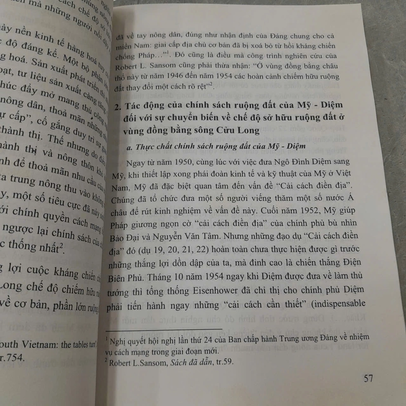 VẤN ĐỀ RUỘNG ĐẤT Ở ĐỒNG BẰNG SÔNG CỬU LONG CỦA VIỆT NAM ( 1954 - 1975) - VÕ VĂN SEN 533328
