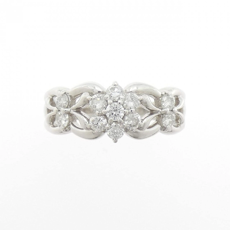 Nhẫn kim cương hoa PT900 0.52CT - Hàng hiệu Authentic 850221