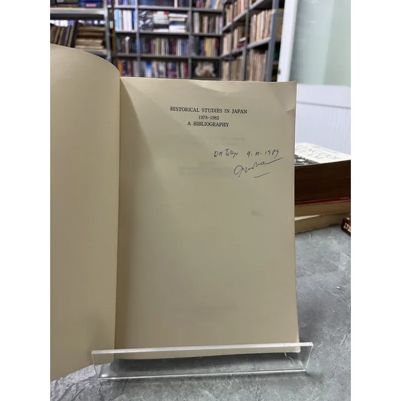 HISTORICAL STUDIES IN JAPAN 1978-1982 A BIBLIOGRAPHY 688168