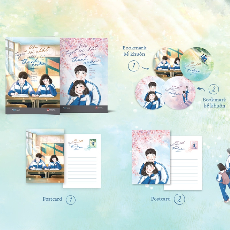 Bộ Sách Điều Tuyệt Vời Nhất Của Thanh Xuân - Tập 1 + Tập 2 (Bộ 2 Cuốn) - Bản Đặc Biệt (2025) - Bát Nguyệt Tường An 699827