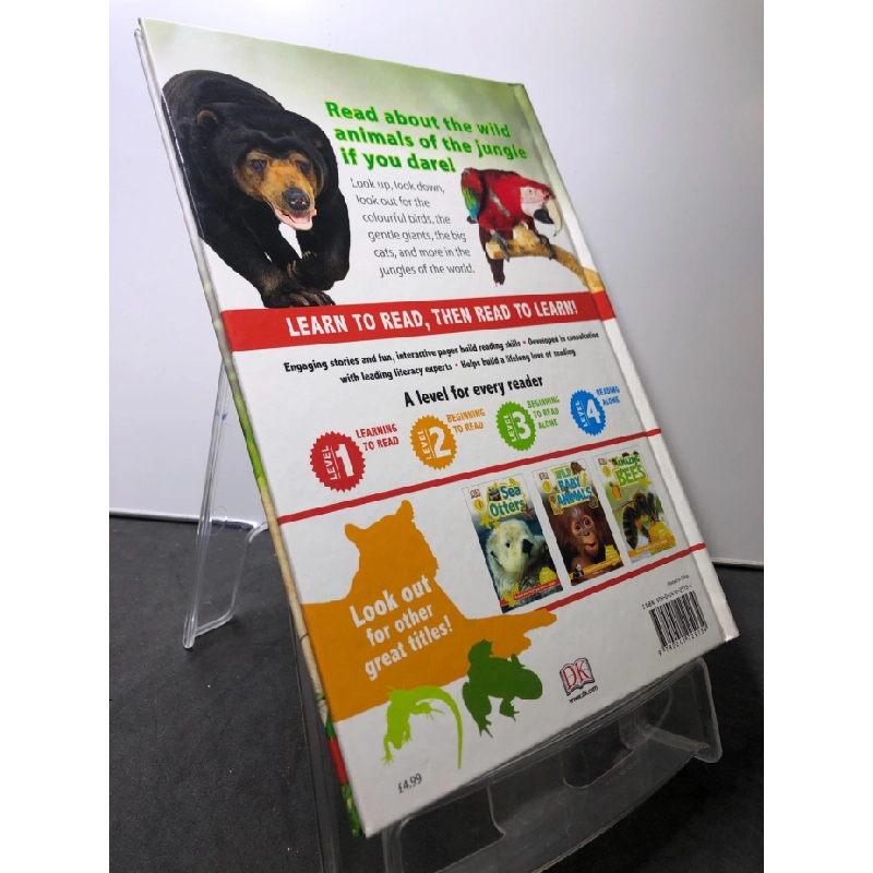 [Phiên Chợ Sách Cũ] Jungle Animals Level 1 (Bìa Cứng) DK 1704 437825