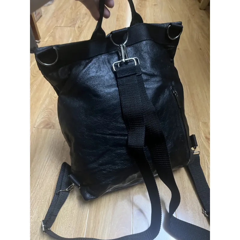 Balo nam, nữ 28*37*8 da thật 2hand 972851