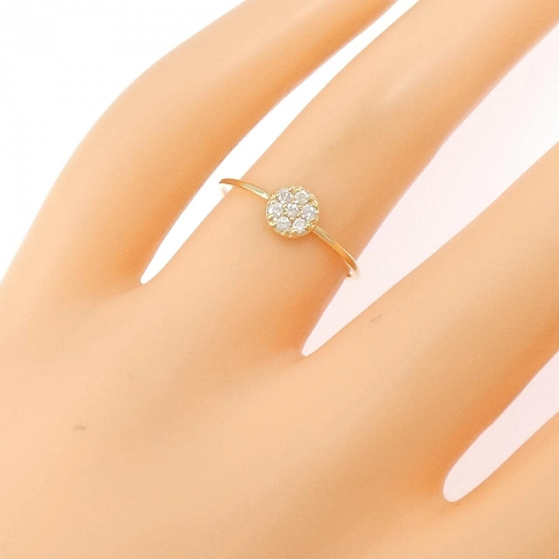 Nhẫn kim cương K18YG 0.10CT - Hàng hiệu Chính hãng 852239