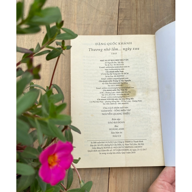 TẬP THƠ: THƯƠNG NHỚ LẮM NGÀY XƯA - ĐẶNG QUỐC KHÁNH 549257