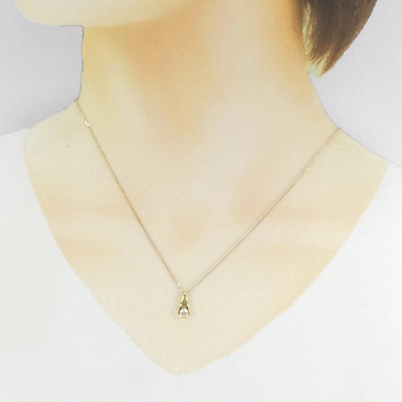 K18YG Dây chuyền kim cương 0.15CT - Hàng hiệu Chính hãng 856462