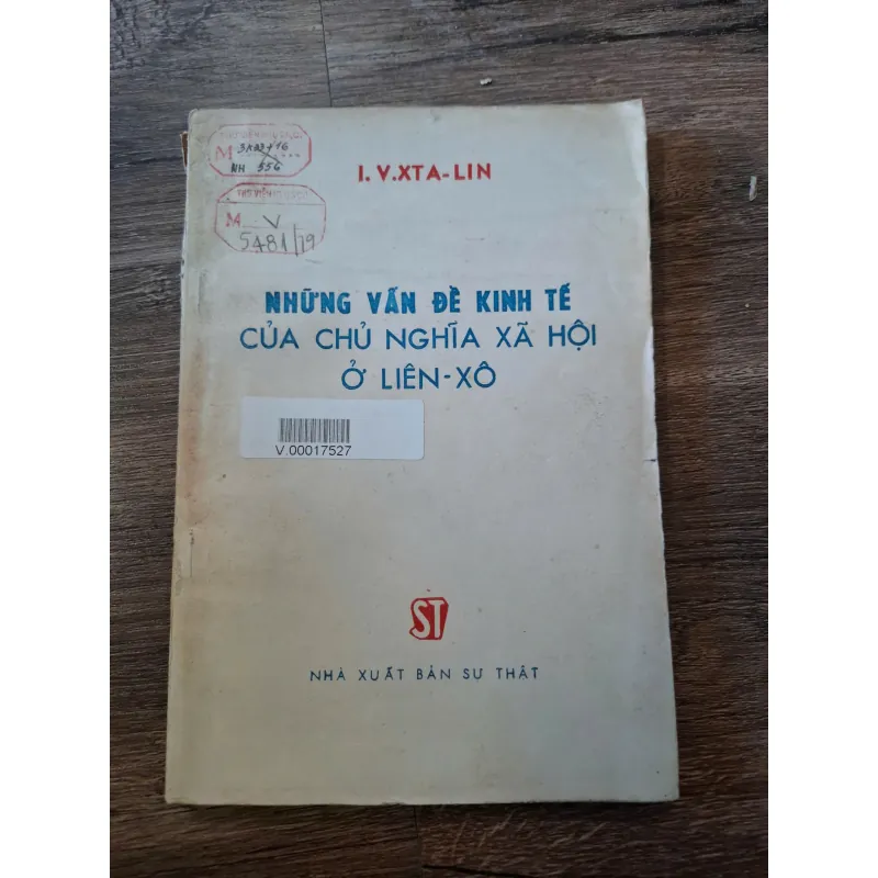 NHỮNG VẤN ĐỀ KINH TẾ CỦA CHỦ NGHĨA XÃ HỘI Ở LIÊN-XÔ - I. V. XTA-LIN 709905