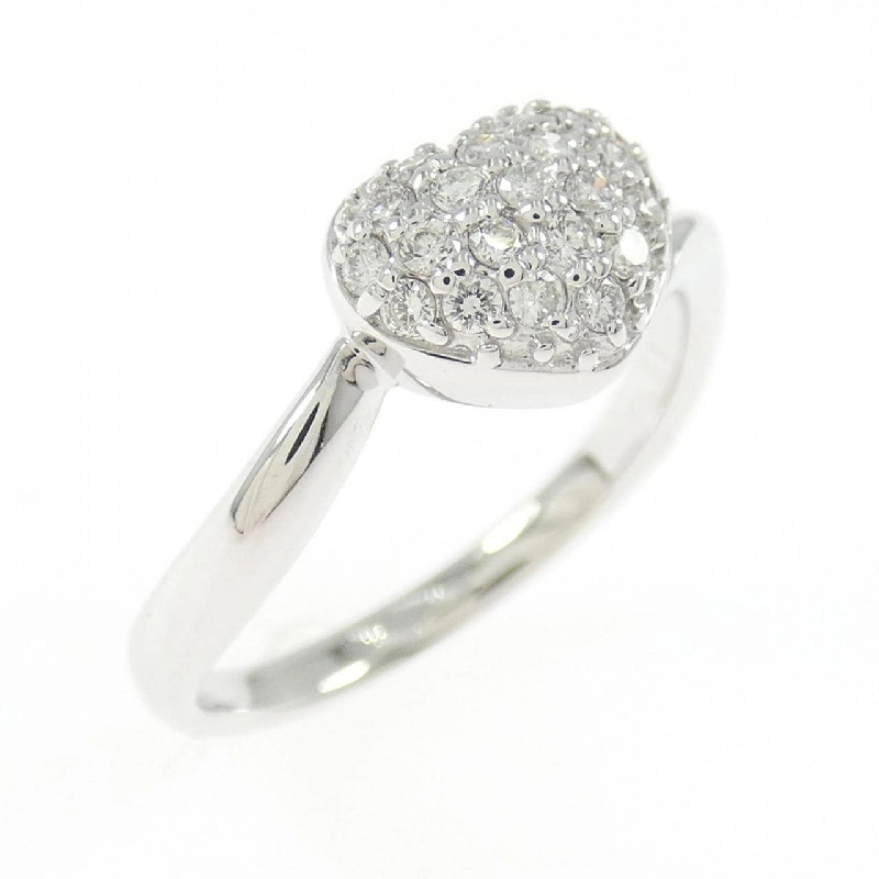 Nhẫn kim cương hình trái tim K18WG 0.21CT 667225