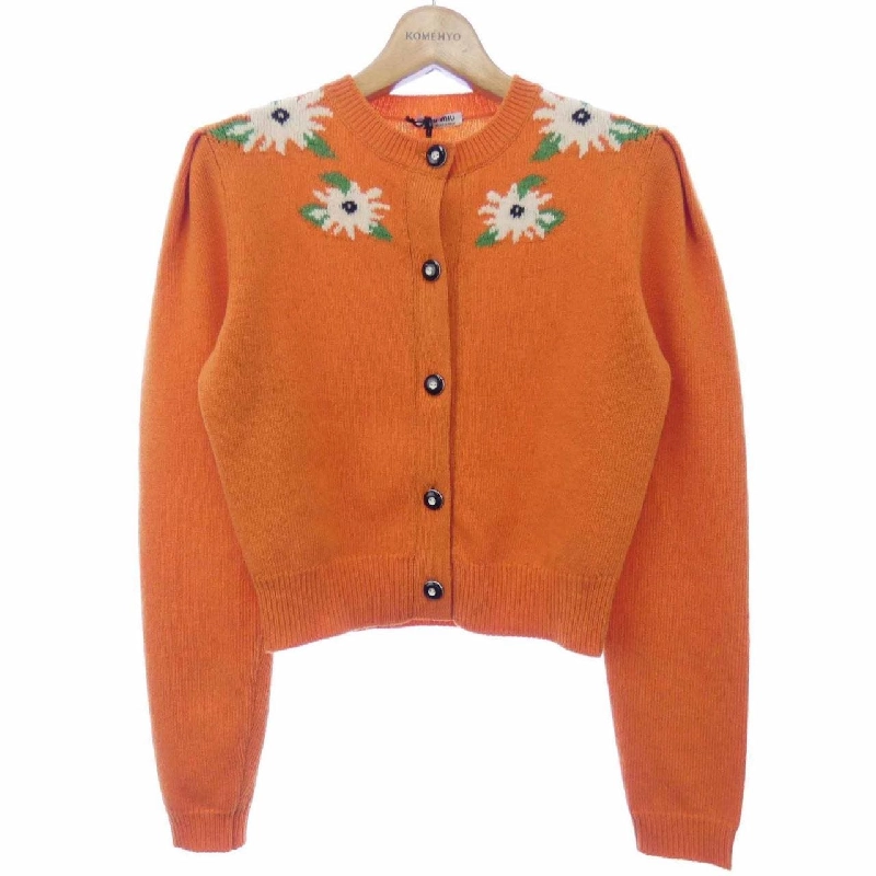 【Mã giảm giá】Miu Miu MIU MIU Áo khoác cardigan 637334