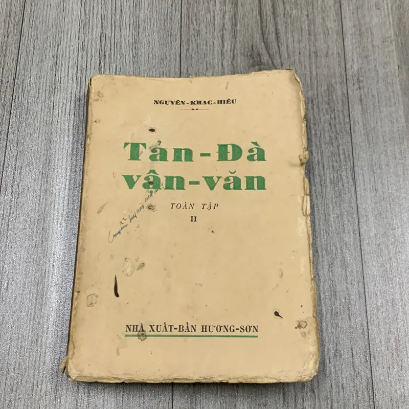 Tản đà vận văn toàn tập. Tập 2. 1952. 6a2 718600