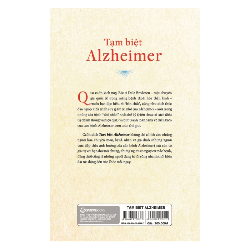 Tạm Biệt Alzheimer - Dale E. Bredesen 288396