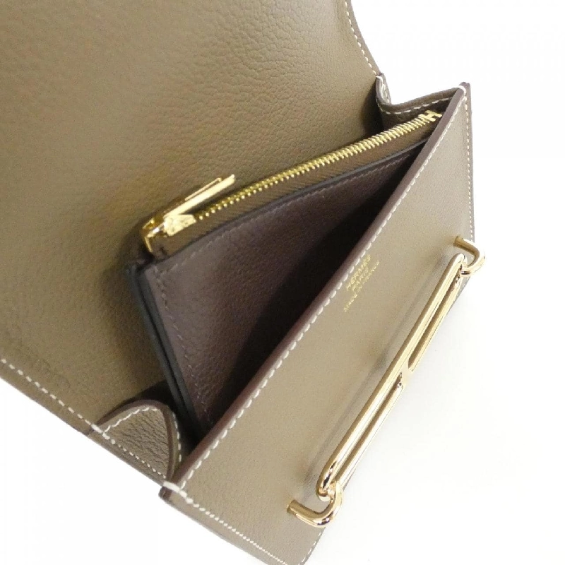 【Sản phẩm chưa sử dụng】Ví Hermes Luri Slim Bicolor 082212CP 621420