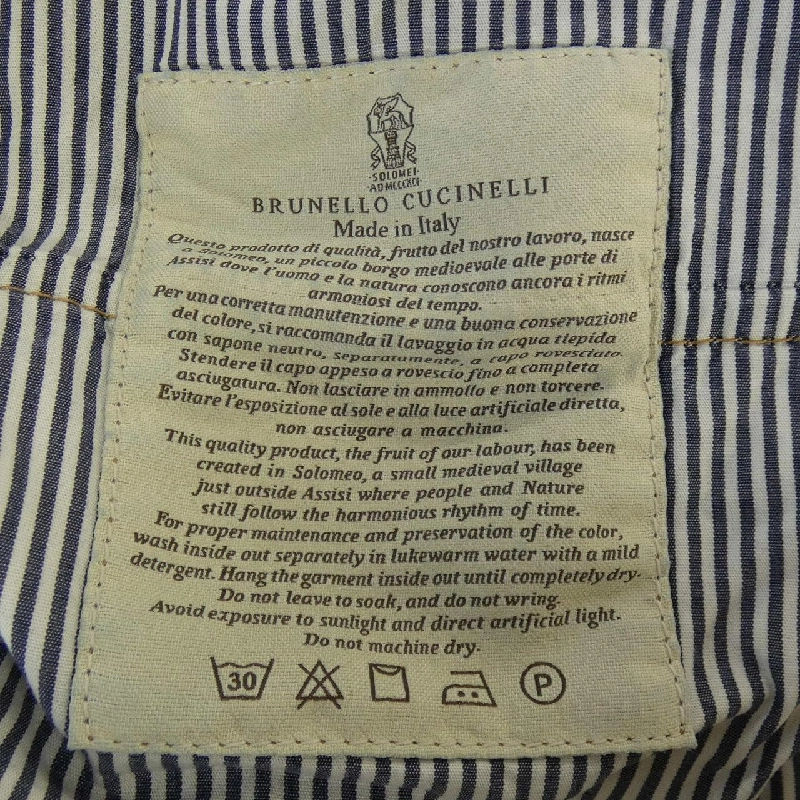 BRUNELLO CUCINELLI Quần jeans denim chính hãng có đai bóng MA095P5847 - Hàng hiệu Authentic 818400