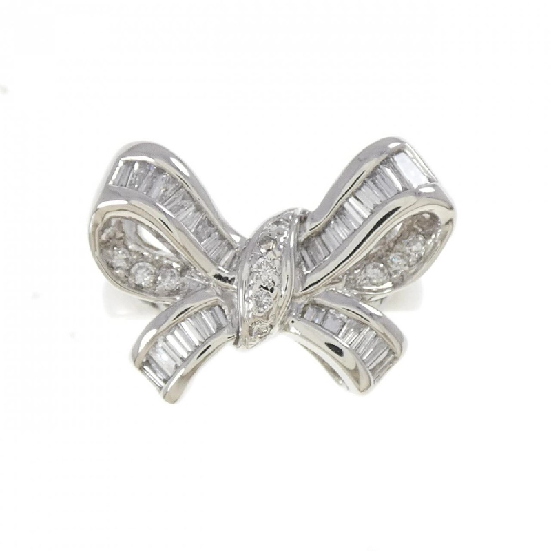 Nhẫn kim cương PT900 hình ruy băng 0.50CT - Hàng hiệu Authentic 850410