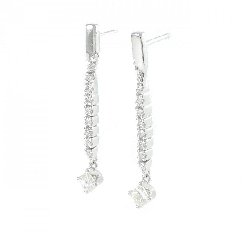 K18WG Bông tai kim cương 0.96CT - Hàng hiệu Chính hãng 866789