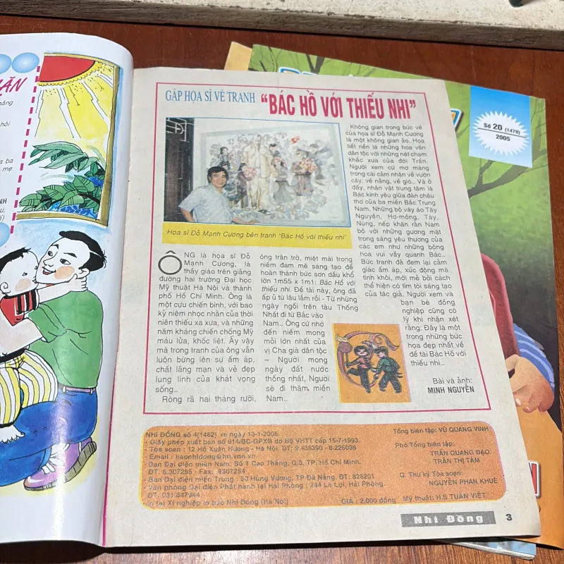 [Sưu Tầm, Nhiều Tranh Ảnh Đẹp] - II Báo Nhi Đồng - 8 Cuốn (2004•2005) 930707