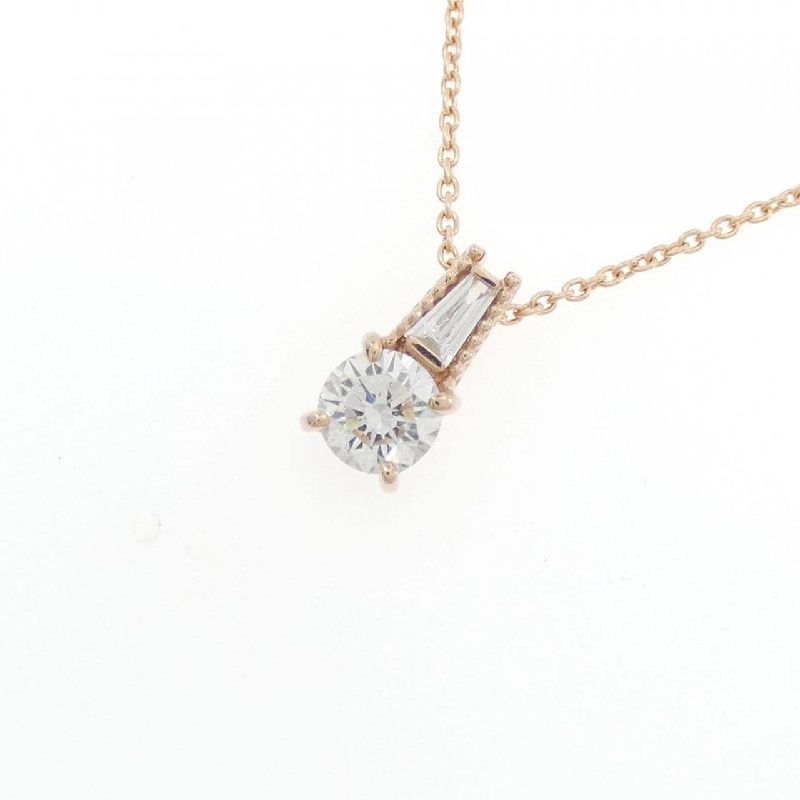 K18PG Dây chuyền kim cương 0.323CT G SI1 Tốt - Hàng hiệu Chính hãng 874098