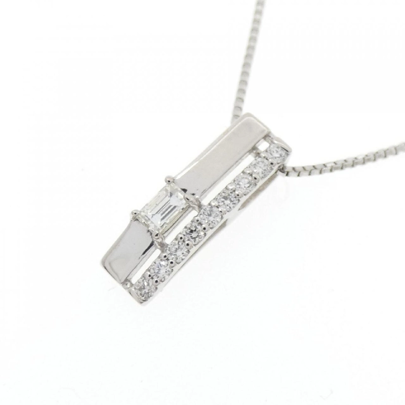 Dây chuyền kim cương PT900/PT850 0.12CT - Hàng hiệu Authentic 860988