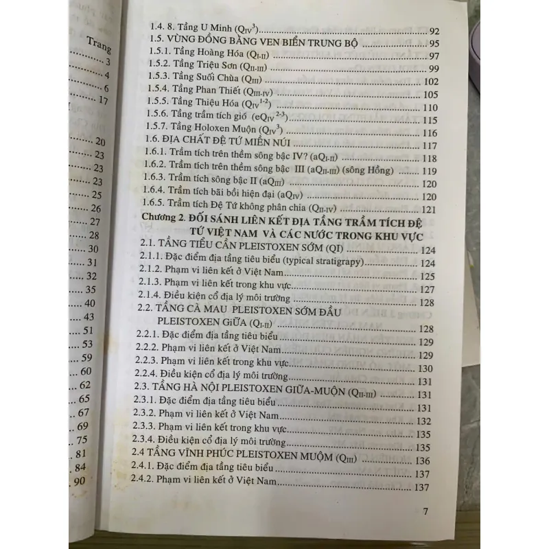 ĐỊA CHẤT VÀ MÔI TRƯỜNG ĐỆ TỨ VIỆT NAM - TS. HOÀNG NGỌC KỶ 559710