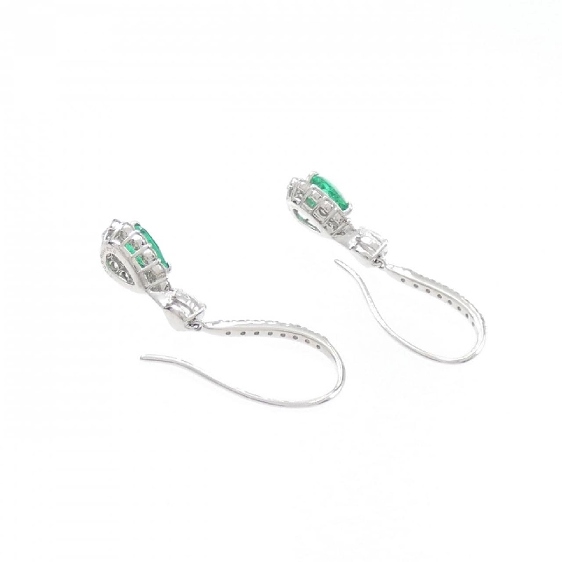 PT950 Bông tai Ngọc lục bảo 0.49CT - Hàng hiệu Chính hãng 870567