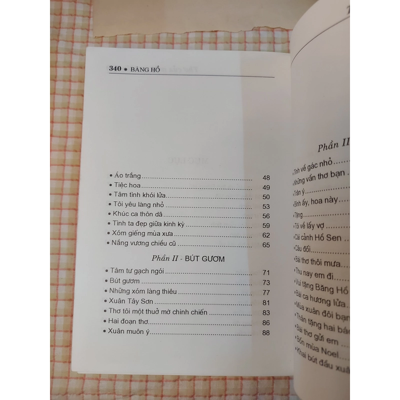 THƠ CỦA MỘT NGƯỜI - BĂNG HỒ 466185