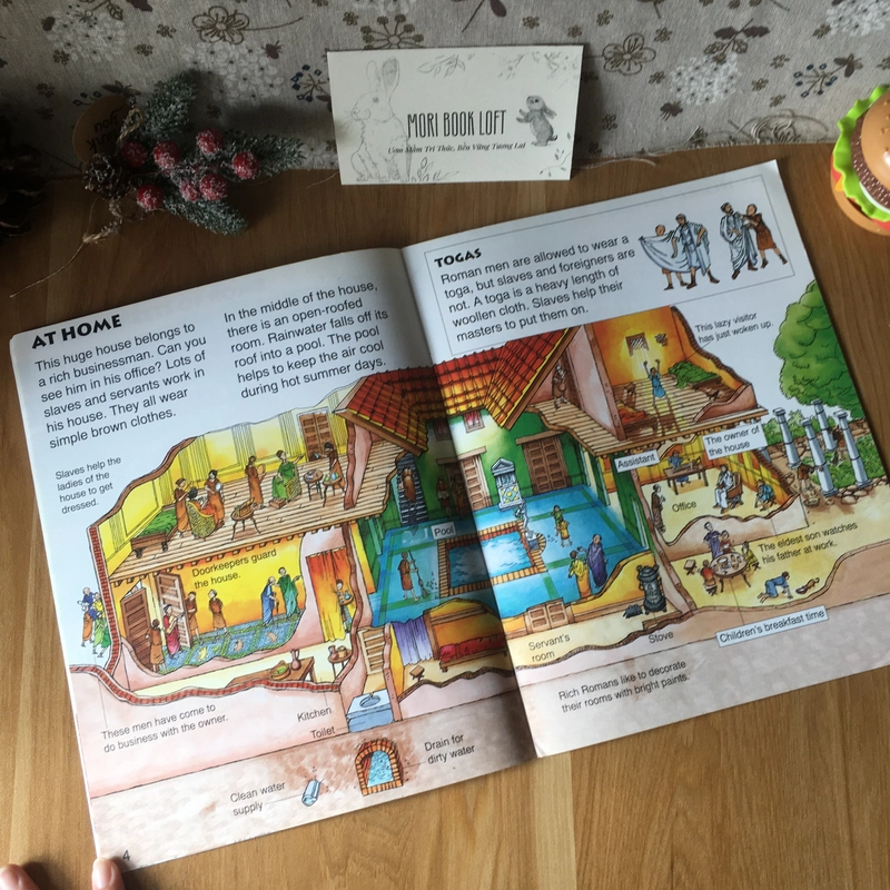 Sách tranh Rome and Romans (The Usborne Time Traveller), Used 442991