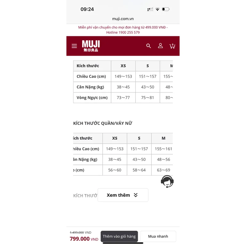 Đầm linen MUJI size M đã giặt chưa mặc 697930