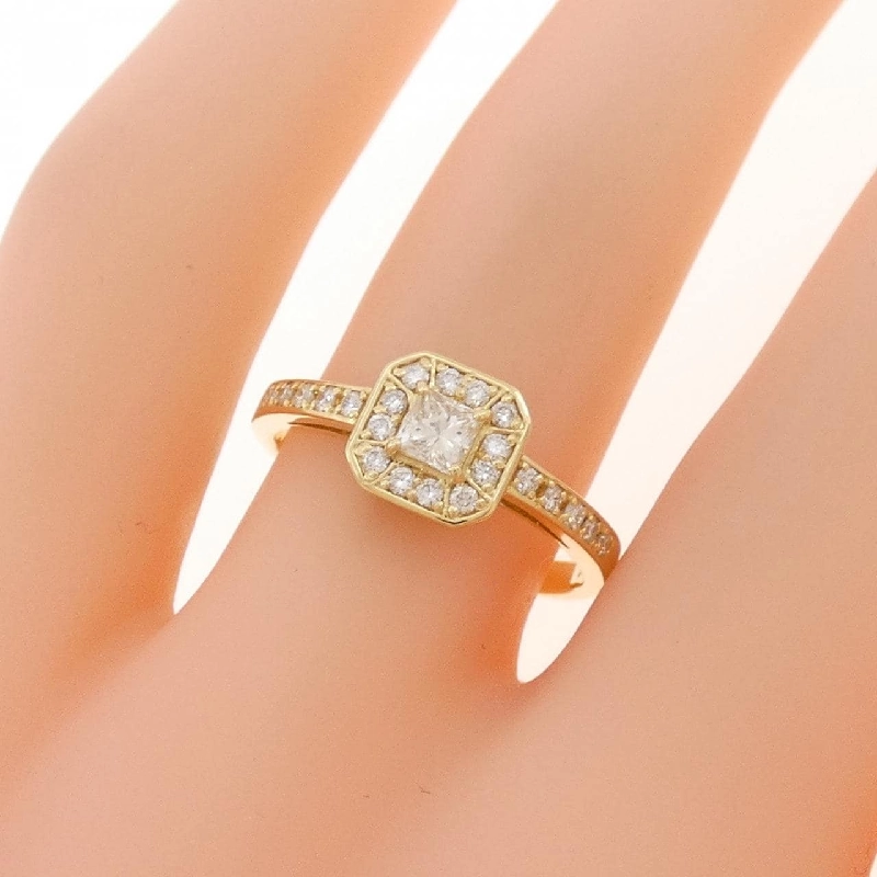 Nhẫn kim cương K18YG 0.17CT - Hàng hiệu Authentic 850077
